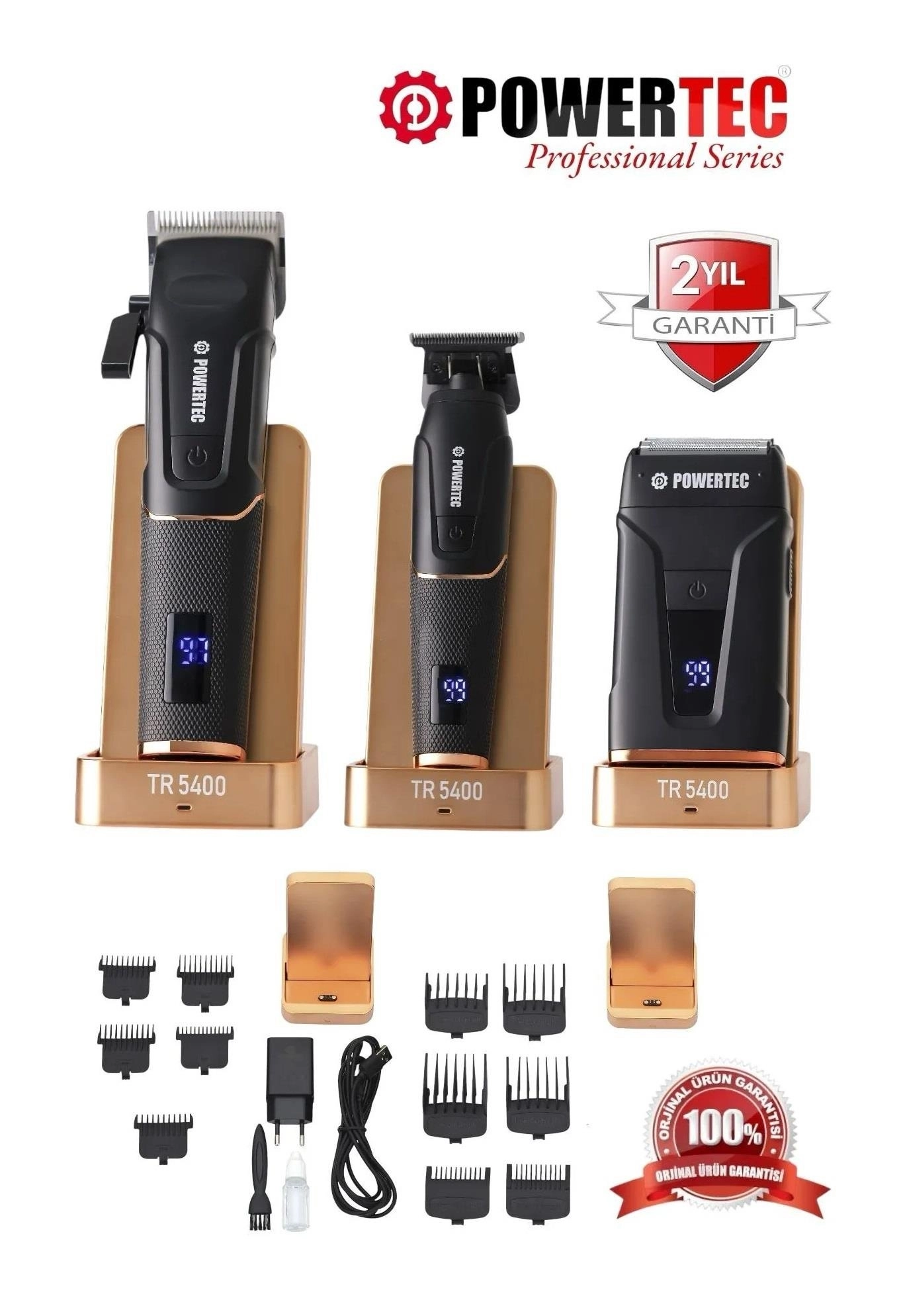 Powertec TR 5400 Tıraş ve Saç Kesme Makinesi