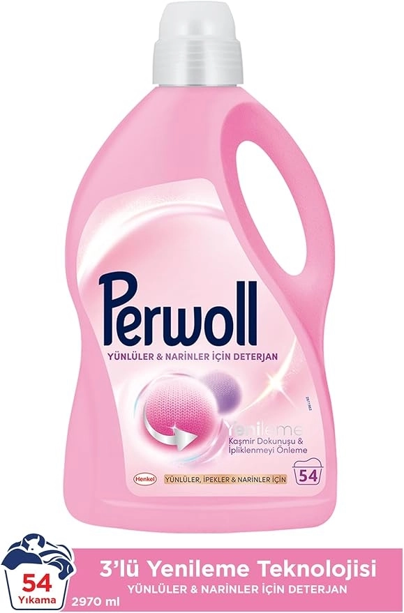 Perwoll Yenileme Yünlüler & Narinler Sıvı Deterjan 54 Yıkama 2.97 lt